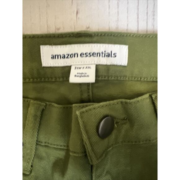 Amazon Essentials Men's Slim-Fit Stretch Jean Washed Green 31X32 NWT - Picture 8 of 8